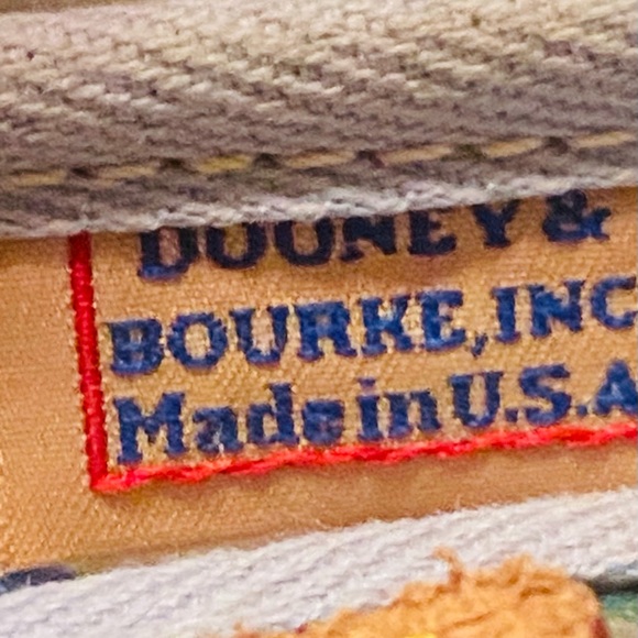 3 Pc. Dooney & Bourke purse, Tan& brown wristlet, Pink & tan wristlet w/o strap - Picture 4 of 13